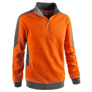 Felpa mezza zip Patch