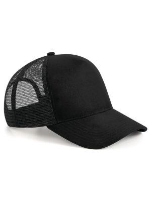 Cappellino Trucker in pelle scamosciata